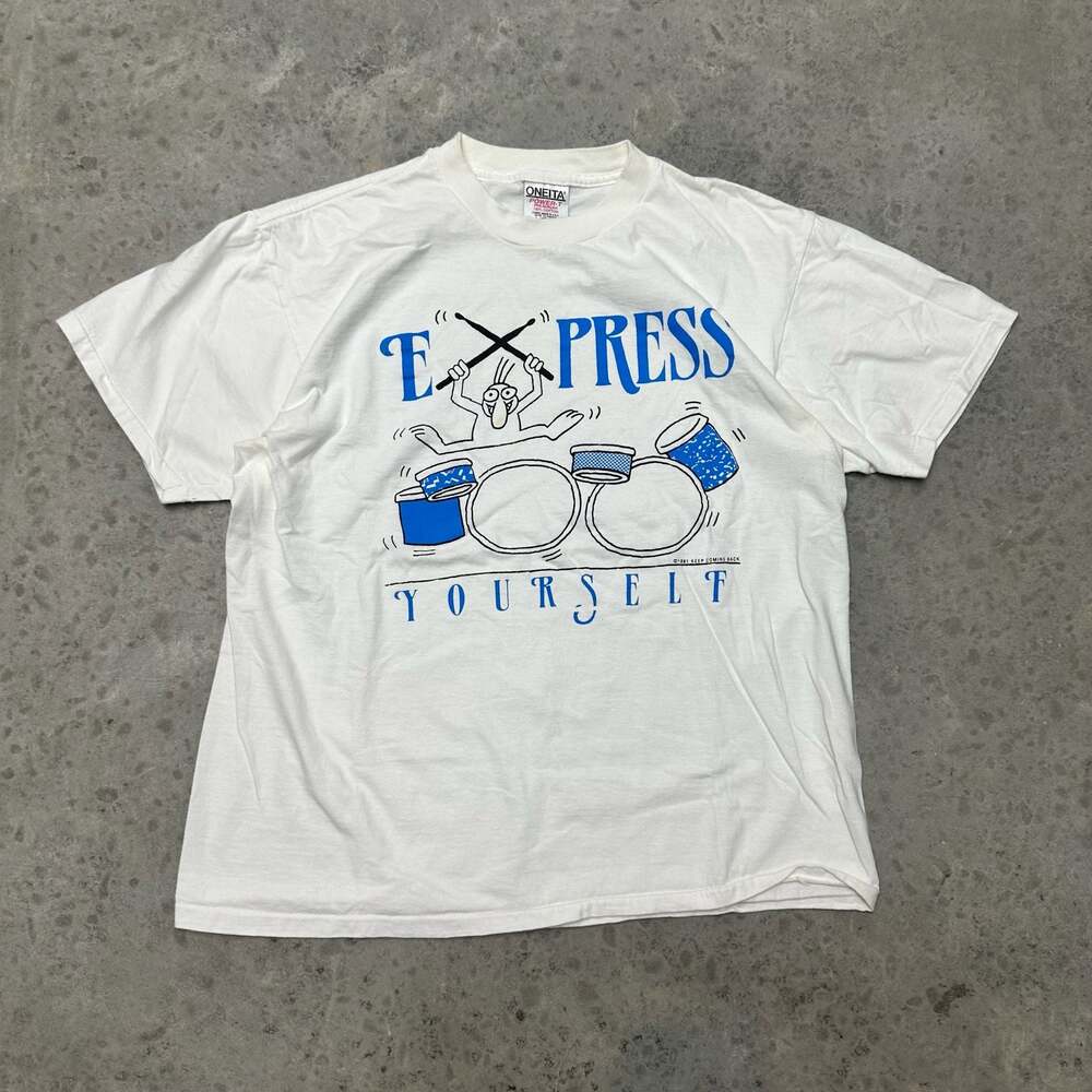 Vintage 1991 Express Yourself Oneita Tee
